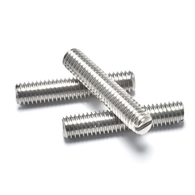 Flat Point Slotted Set Screws
