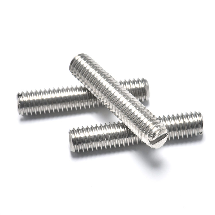 Flat Point Slotted Set Screws