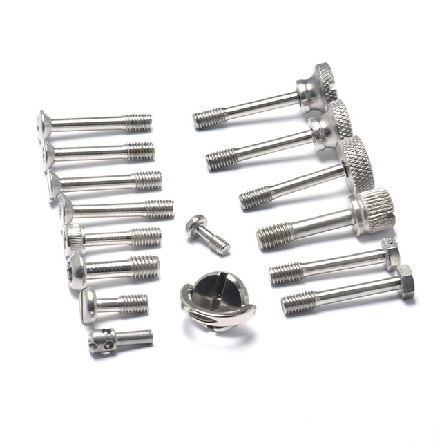 Stainless Steel 304 M6 M8 Slotted Hexagon Head Captive Screws