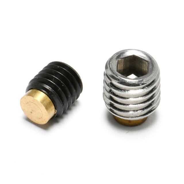 Hex Socket Set Screws with Brass Tip