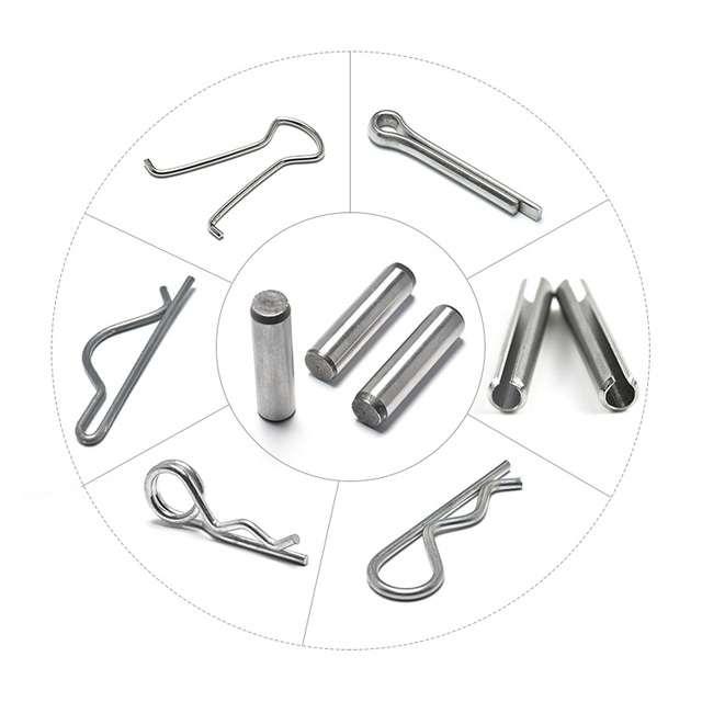 Stainless Steel Carbon Steel R Type Cylindrical Split Spring Cotter Pin