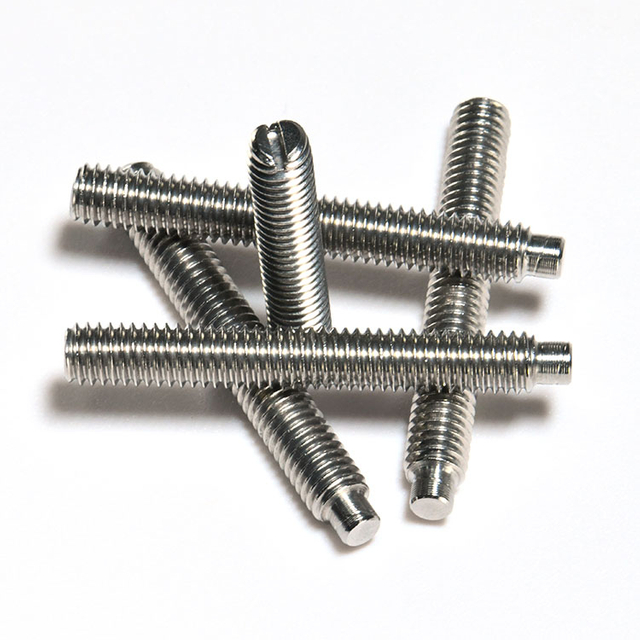 Full Dog Point Slotted Set Screws