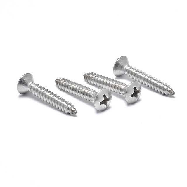 Phillips Oval Head Self Tapping Screws