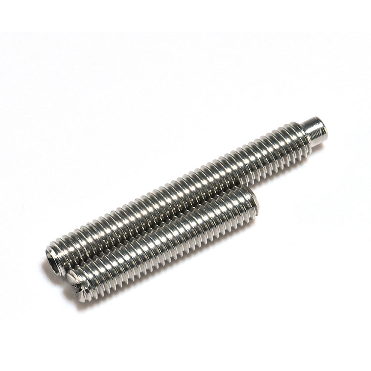Full Dog Point Slotted Set Screws