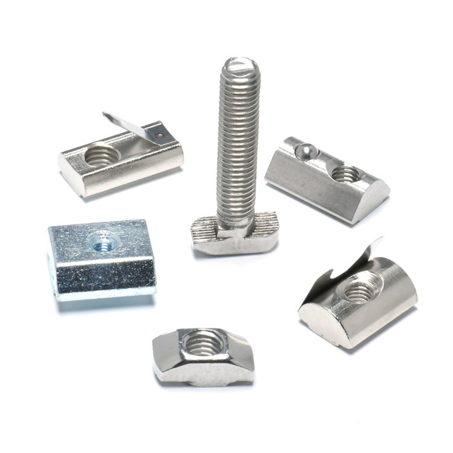 Supply Stainless Steel M8 M10 Assembled Square Shape Long Spring Nuts