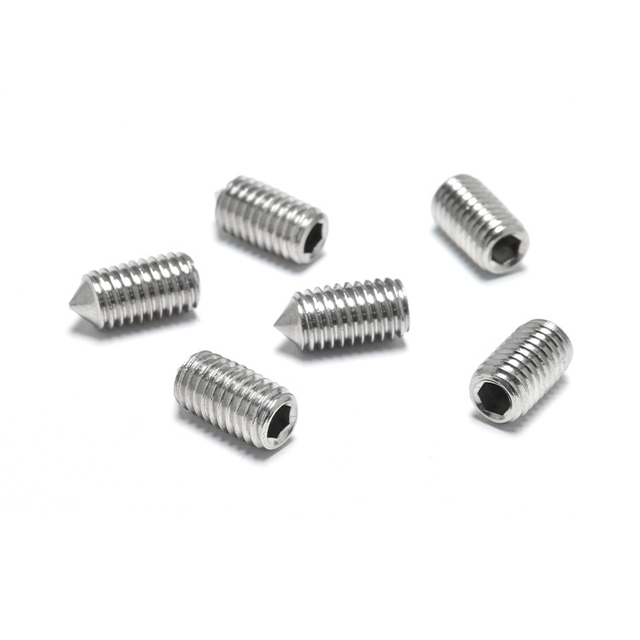 Cone Point Hexagon Socket Set Screws