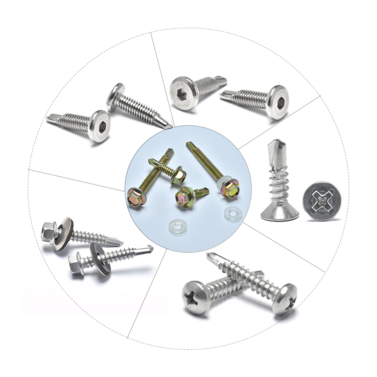 Countersunk Phillips Head Stainless Steel Self Drilling Screws