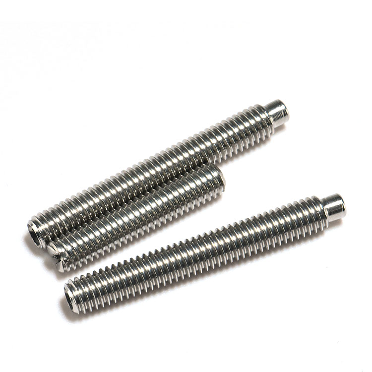 Full Dog Point Slotted Set Screws